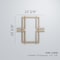 Ekena Millwork Large Granby Decorative Fretwork Wood Wall Panels, Cherry, 23 3/8"W x 23 3/8"H x 3/8"T WALW24X24X0375GBYCH - alternate 6
